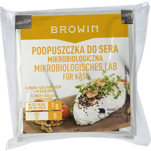 Podpuszczka do serów 5x1 g