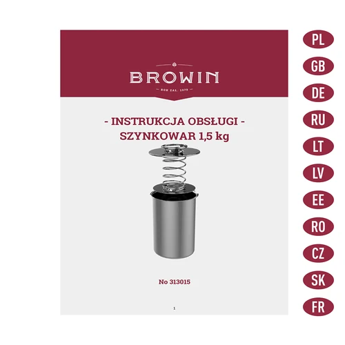 Prensa de jamón - Bocado Justo 1,5kg - 10