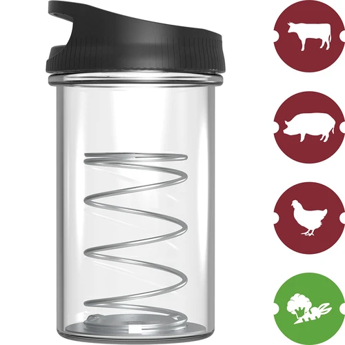 Prensa para fiambres de vidrio - kit DUO, para 2 x 450 g - 4