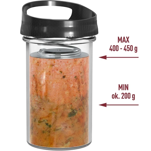 Prensa para fiambres de vidrio - kit DUO, para 2 x 450 g - 6