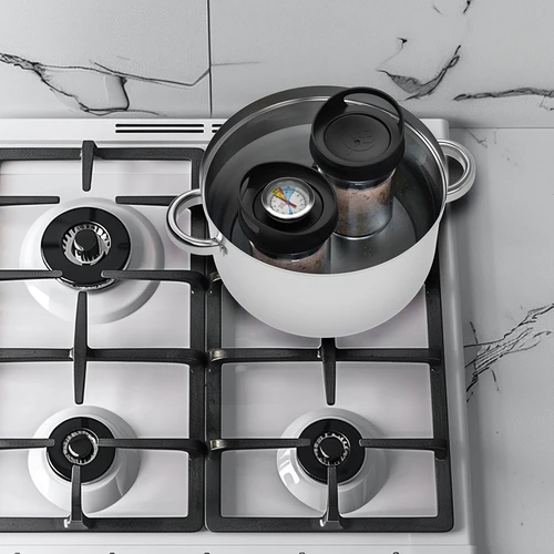 Prensa para fiambres de vidrio - kit DUO, para 2 x 450 g - 10