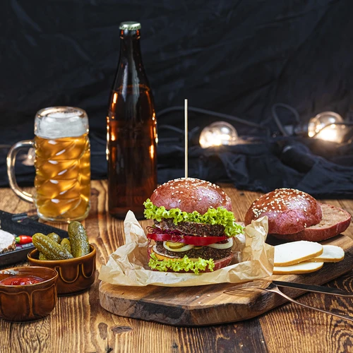 Prensa para hamburguesas - de aluminio, diámetro 12cm - 9