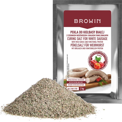 Preparado para curar salchicha blanca, con proteína funcional y acerola, 66g - 3