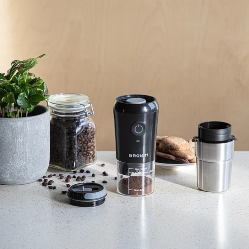 $PRY Molinillo de café eléctrico con taza e infusor - 16