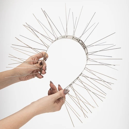Púas contra aves (tira de metal) 10 piezas DIY - 6