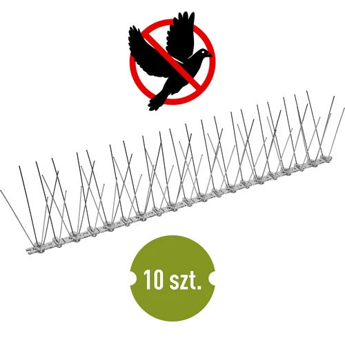 Púas contra aves (tira de plástico) 10 unidades DIY  - 1 