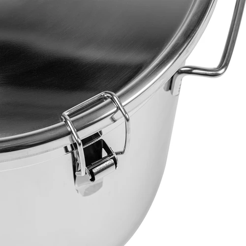 Recipiente de acero inoxidable de 30 l con tapa - 4