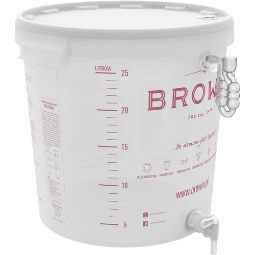 Recipiente de fermentación de 30L con tapa y grifo - 7