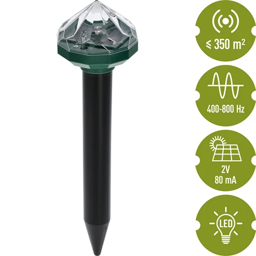 Repelente de topos solar LED - 7