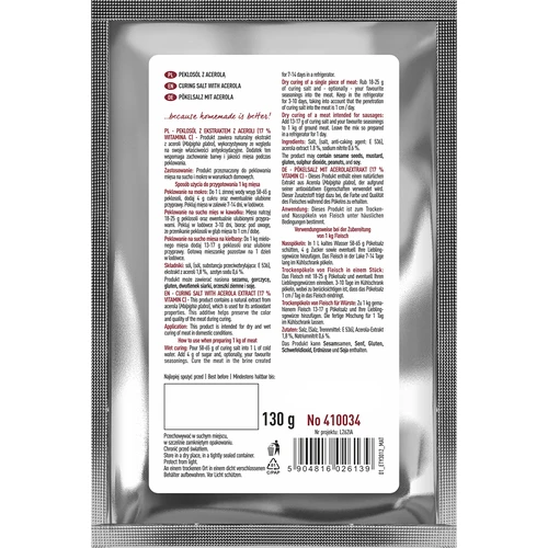 Sal de curado con extracto de acerola, 130g - 2