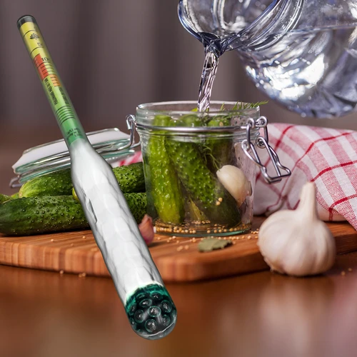 Salinómetro irrompible con probeta, rango de medición: 0-300 g de sal/L - 8