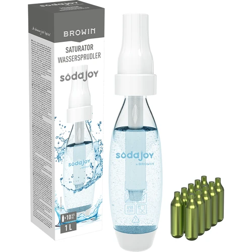 Saturador para agua y bebidas + cartuchos  - 1 