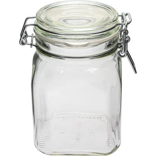 Słoik Comfort 750 ml kwadrat. zamykany hermetycznie - 2