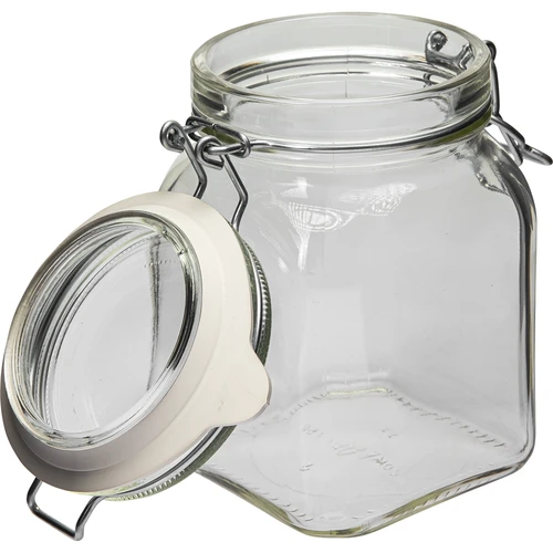 Słoik Comfort 750 ml kwadrat. zamykany hermetycznie - 3