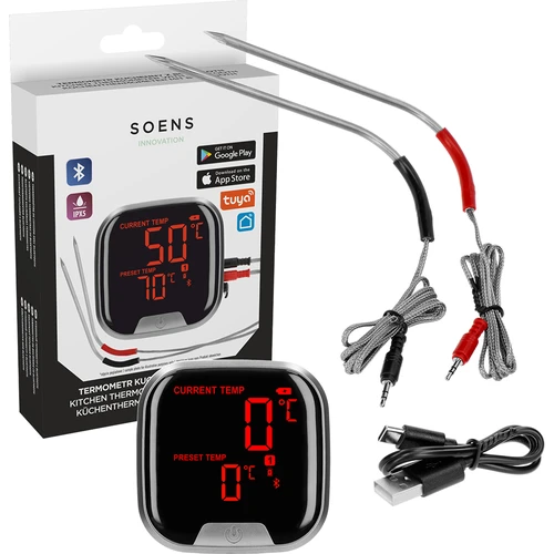 SOENS Termómetro de cocina con Bluetooth - 2