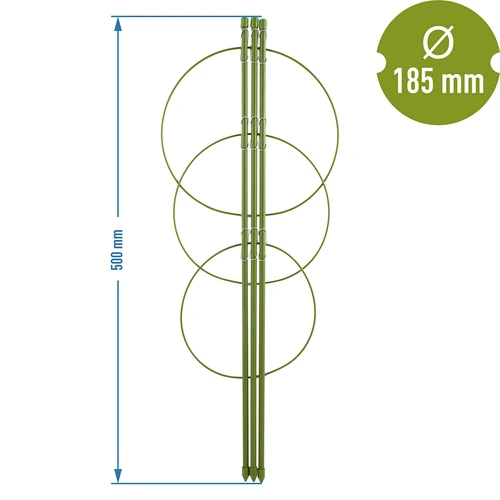 Soporte anular para plantas 3 anillos 0,5m - 2