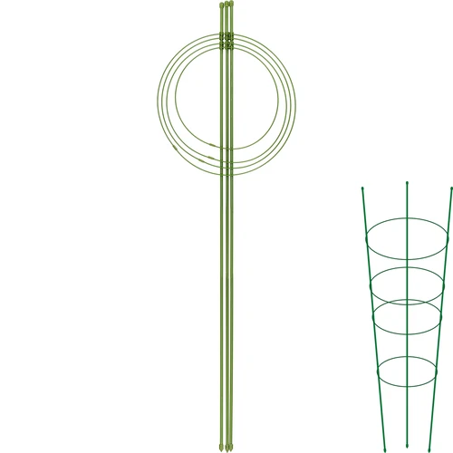 Soporte anular para plantas 4 anillos 1m