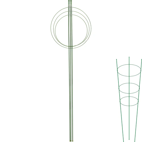 Soporte de anillo para plantas 3 anillos 1,5m