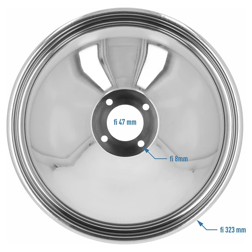 Tapa convexa de 18L para recipiente de acero - 4