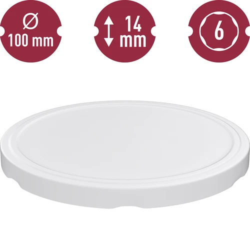 Tapa fi100 blanca - 10 uds. - 3