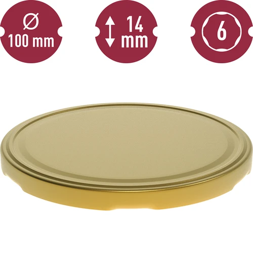 Tapa fi100 dorada - 10 uds. - 3