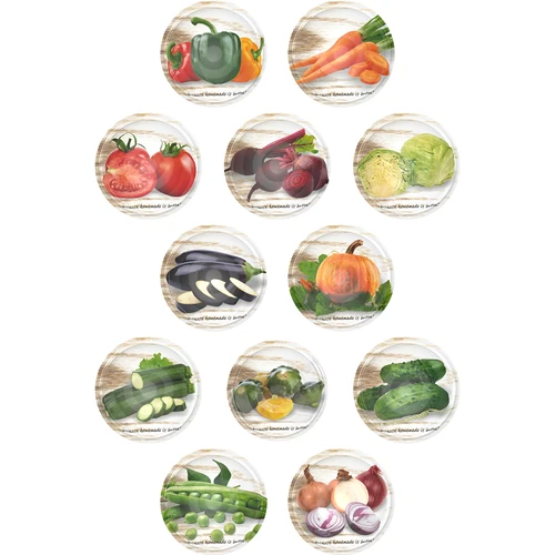Tapa fi66 fotos de verduras - suelto  - 1 