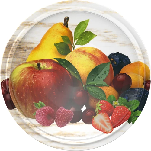 Tapa fi66 frutas blancas - 10 unidades.  - 1 