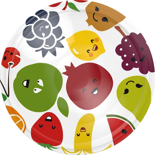 Tapa fi82/6 frutas - 10 unidades.  - 1 
