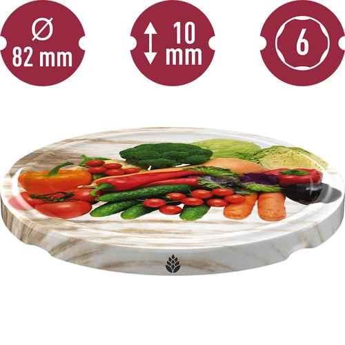 Tapa fi82/6 verduras blancas - 10 uds. - 3