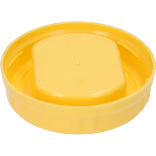 Tapa TO Ø 100 mm amarilla, de plástico, con asa, para tarros de vidrio - 2