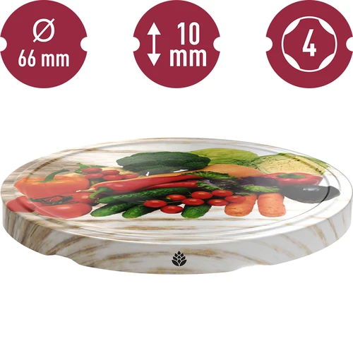 Tapón fi66 verduras blancas - 10 uds. - 3