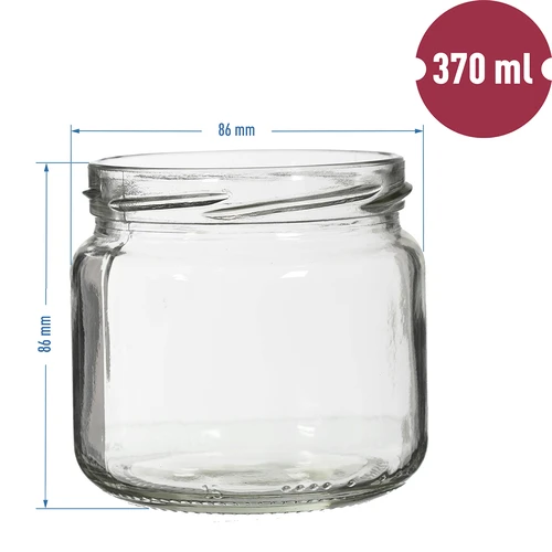 Tarro 370ml con tapa de color fi82/6 - 6 unidades - 4