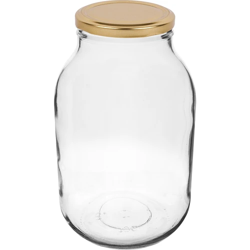 Tarro 3L con tapa dorada fi100  - 1 
