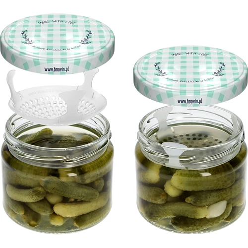 Tarro bajo 330ml fi82/6 con tapa col. 6uds - 6