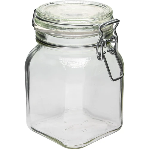 Tarro Comfort 750ml cuadrado. cierre hermético  - 1 