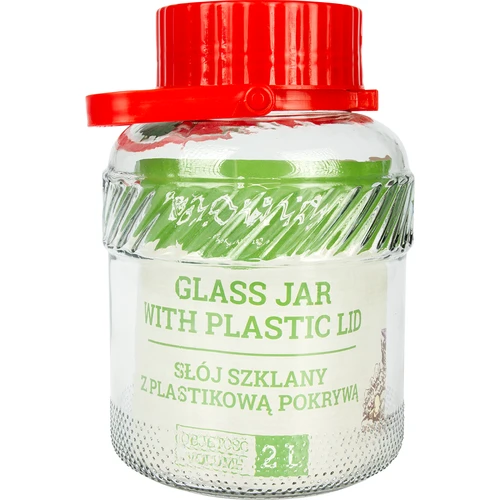 Tarro de 2L con tapa de plástico  - 1 
