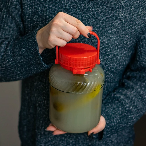 Tarro de 2L con tapa de plástico - 6