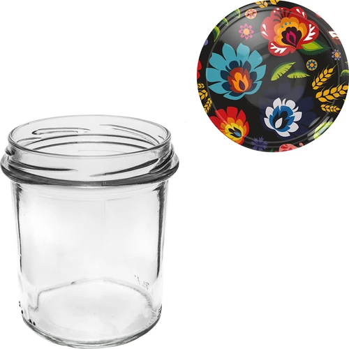 Tarro de 350 ml con tapa de colores - 6 uds. - 7
