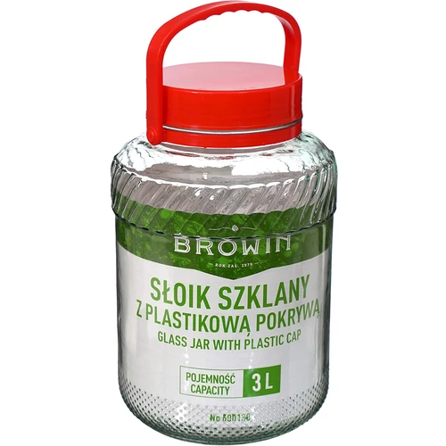 Tarro de 3L con tapa de plástico - 3