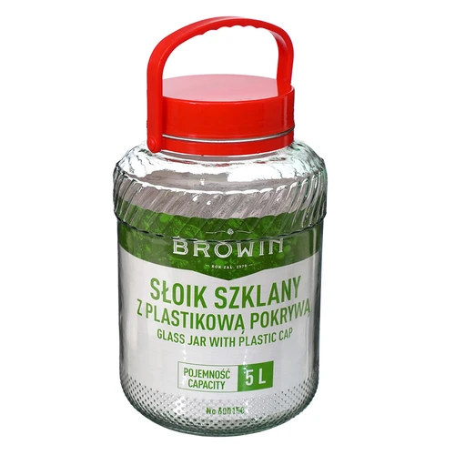 Tarro de 5L con tapa de plástico - 5