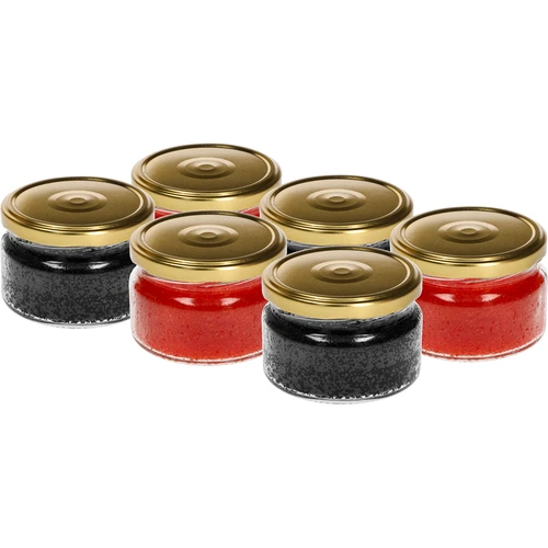 Tarro de caviar 200ml fi82/6 con tapa dorada 6uds - 3