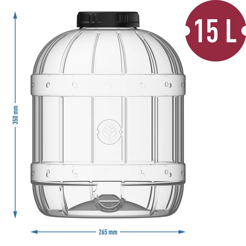 Tarro multifuncional de 15L con tapa - 5