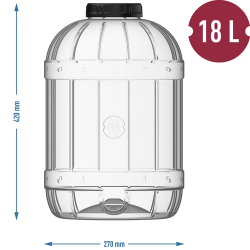 Tarro multifuncional de 18L con tapa - 5