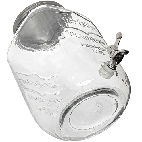 Tarro para limonada, con grifo - de vidrio, 4 L - 3
