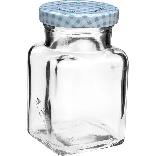 Tarro TO 150ml Cuatro esquinas fi53 tapa - 6uds. - 2