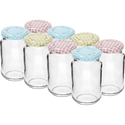 Tarro TO 190ml con tapa de color fi53 - 8uds. - 2