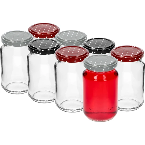Tarro TO 190ml con tapa de color fi53 - 8uds. - 4