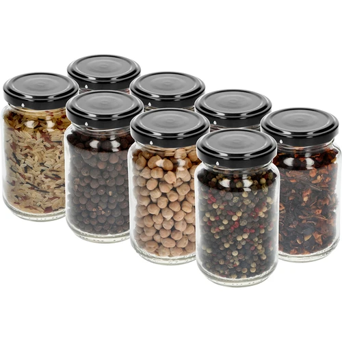 Tarro TO 190ml con tapa de color fi53 - 8uds. - 10