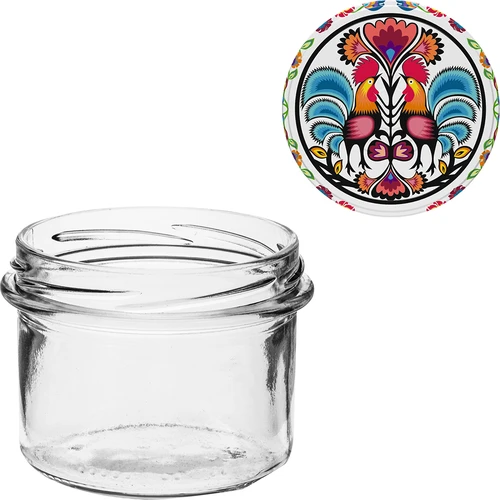 Tarro TO 235ml con tapa de color fi82/6 - 6 unidades - 6