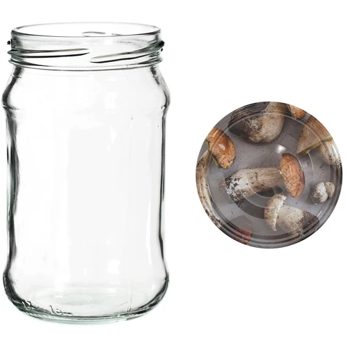 Tarro TO 300ml con tapa de color fi66 - 6 unidades. - 5